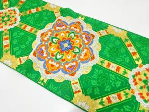 華紋織り出し　袋帯